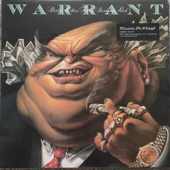 WARRANT/DIRTY ROTTEN FILTHY STINKING RICH PLAK