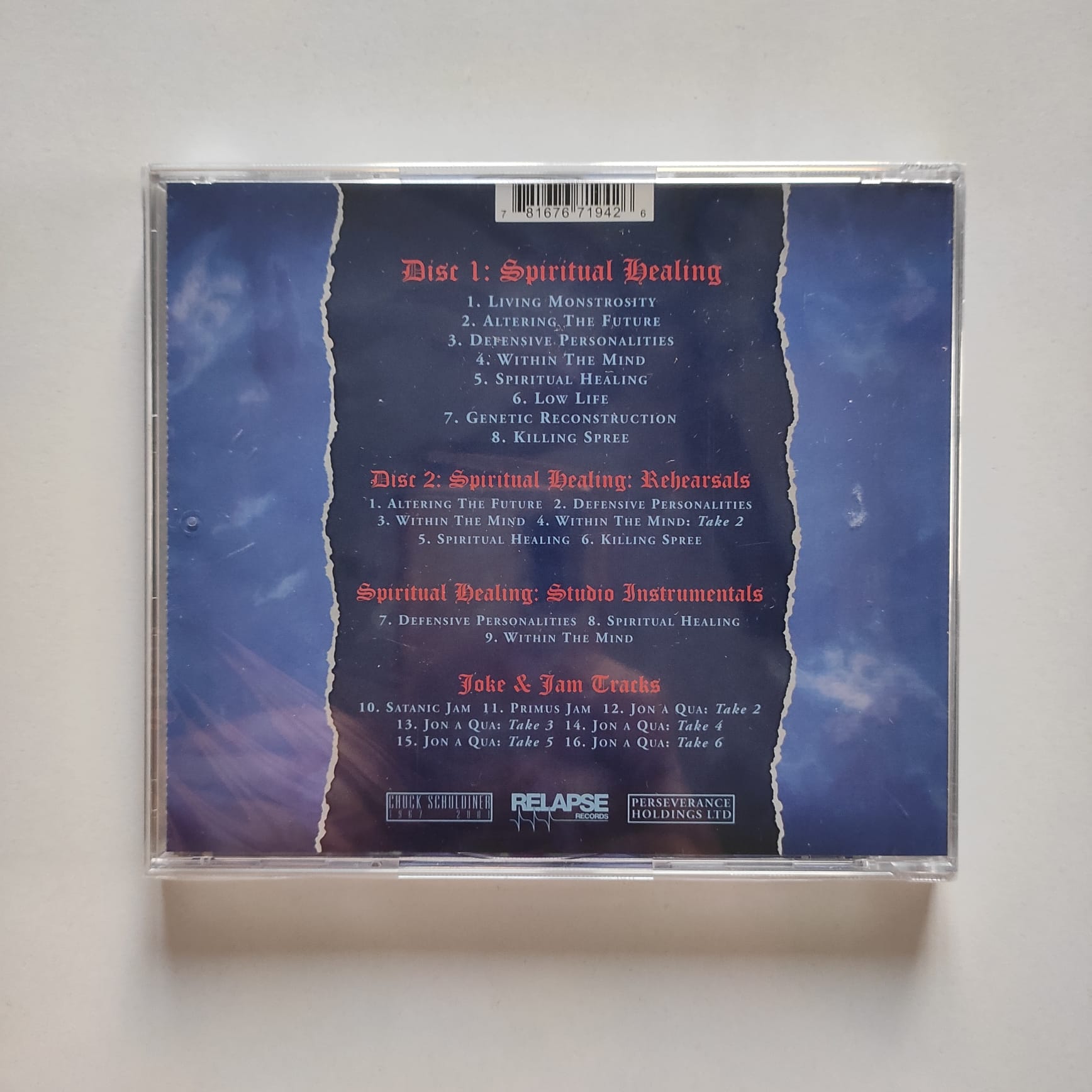 Death - Spiritual Healing CD (2 CD) - Görsel 3
