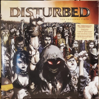 Disturbed – Ten Thousand Fists Plak (20th Anniversary, Limited Edition,Yellow Flame Vinyl)