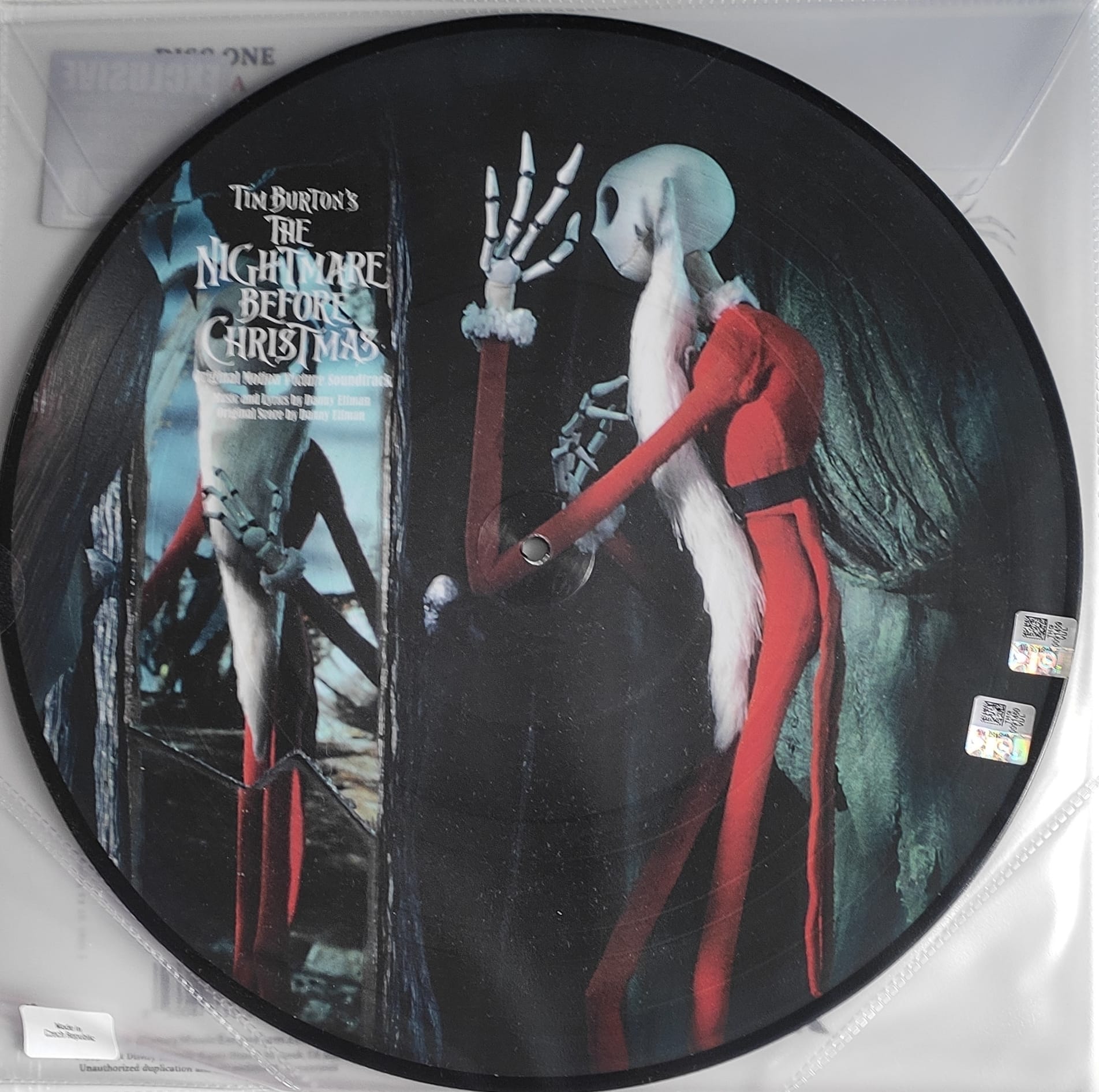 The Nightmare Before Christmas Soundtrack Plak (2 LP, Limited Edition, Picture Disc, Reissue) - Görsel 3