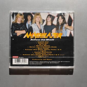 Annihilator  – Alice In Hell CD